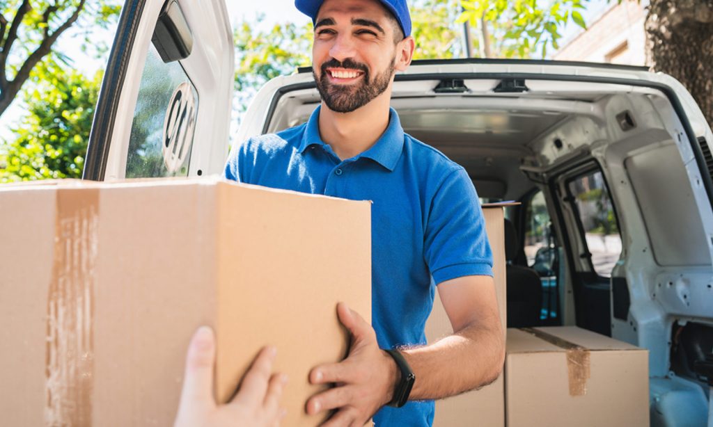 Koerier in Oosterhout